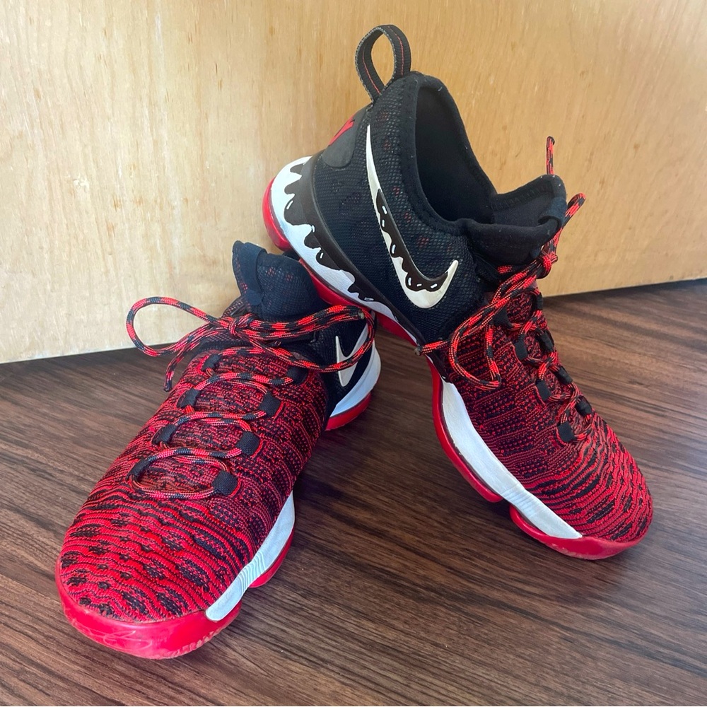 Nike KD 9 University Red Men’s Size 9 Basketball Shoes  2016 Model